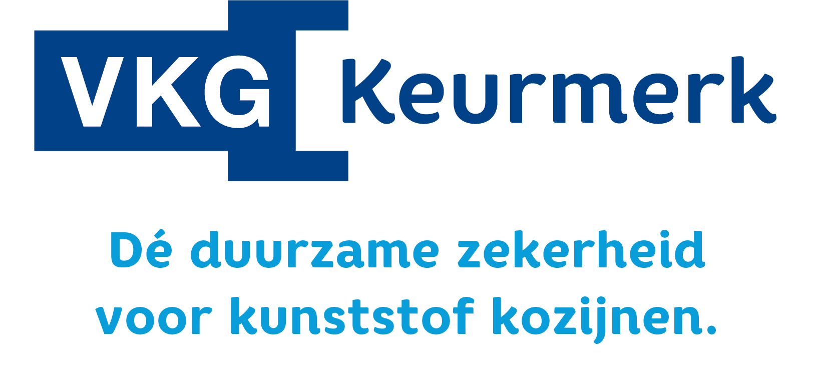 Logo VKG payoff onder logo 2 regels